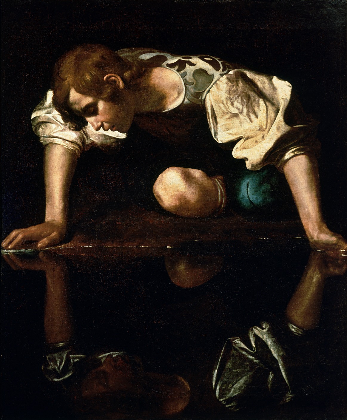 Le Narcisse de Caravage, vers 1599