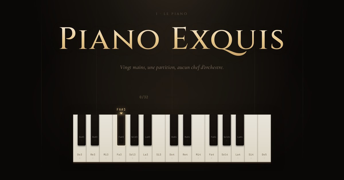Piano Exquis