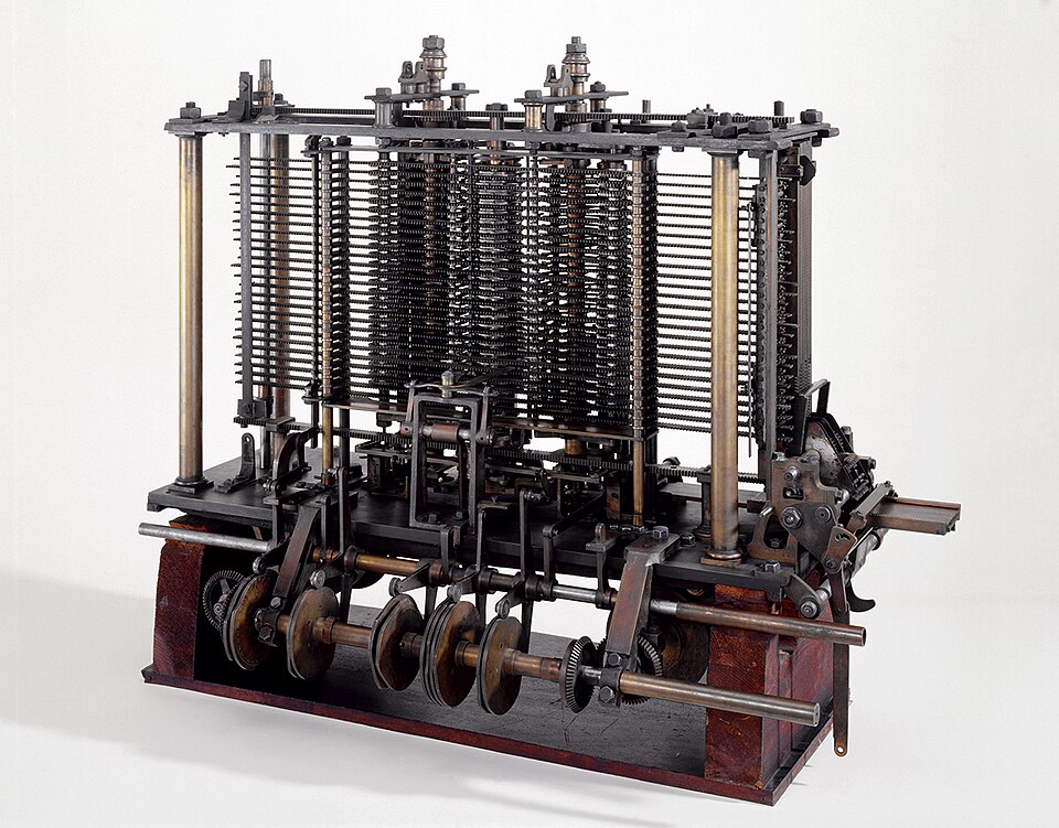 Babbage dessine l'ordinateur. 110 ans trop tot.